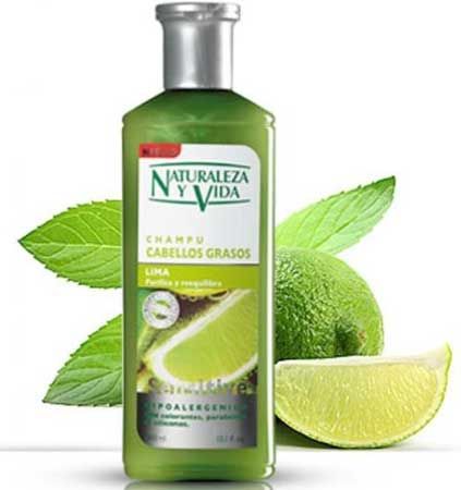 NaturVital Sensitive Oily Hair Lime Şampuan